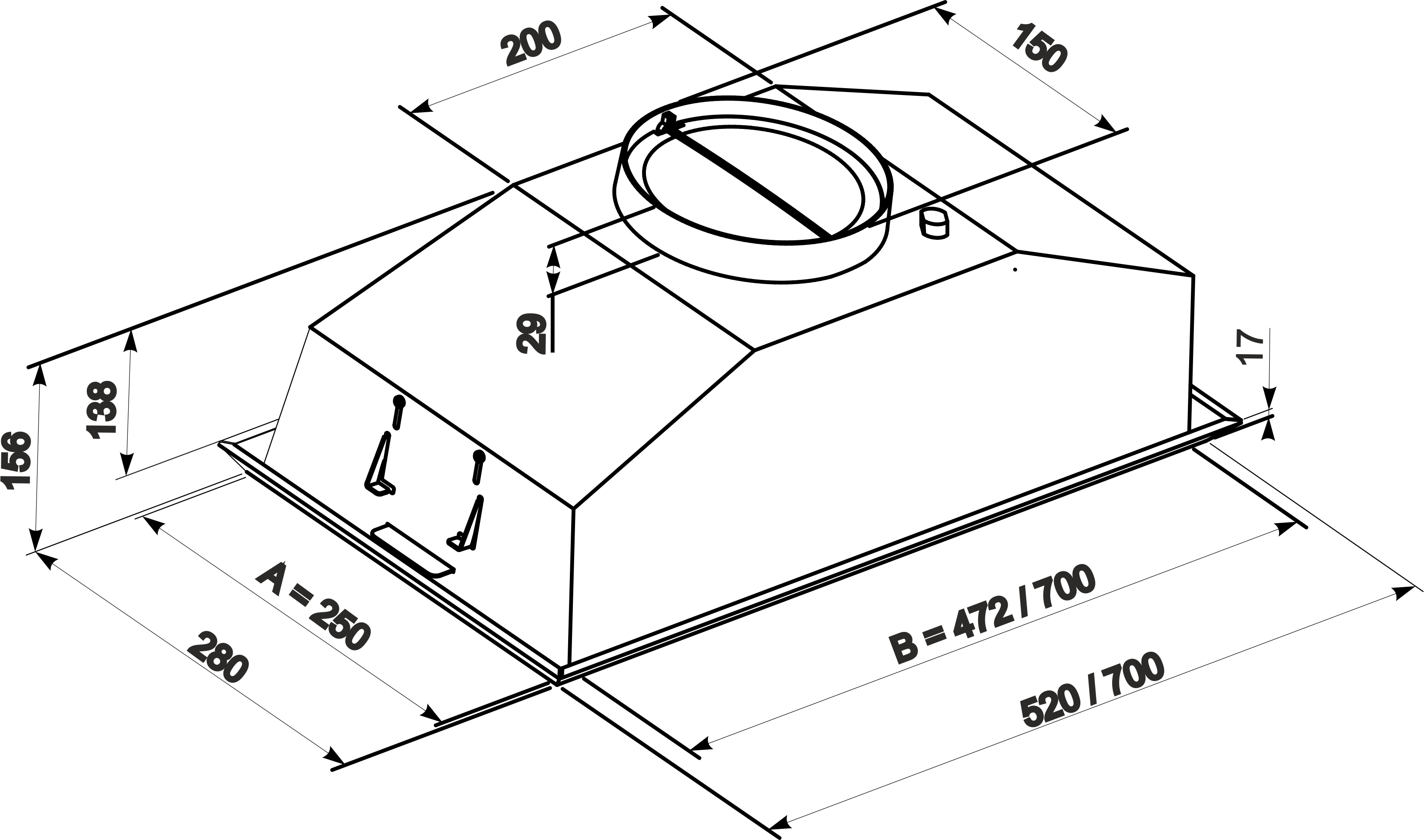 Modul 700 52 IS креслення