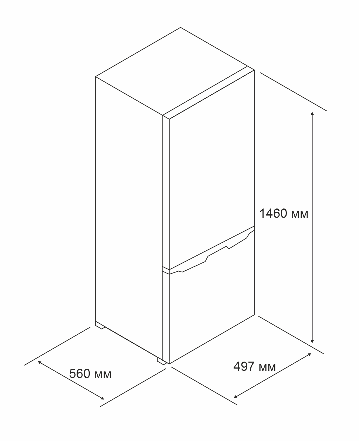 RLW2146M WH креслення