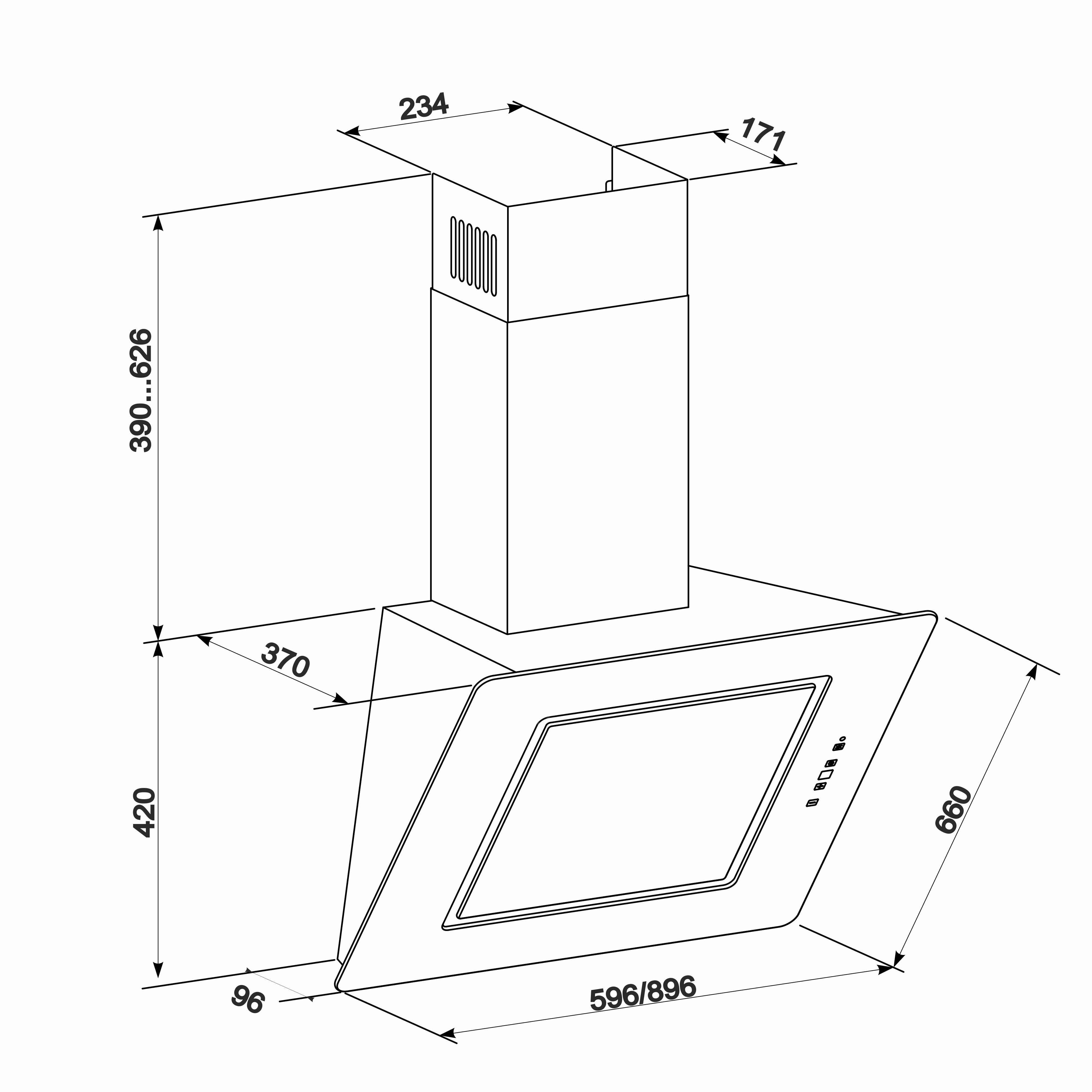 Venera A 1000 60 BG креслення